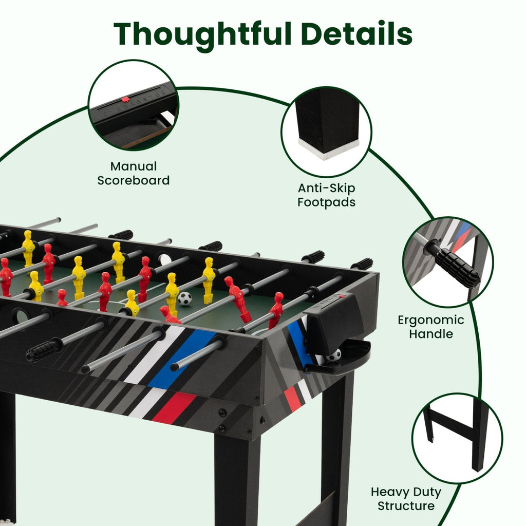 4-in-1 Multi Game Table with Pool Billiards