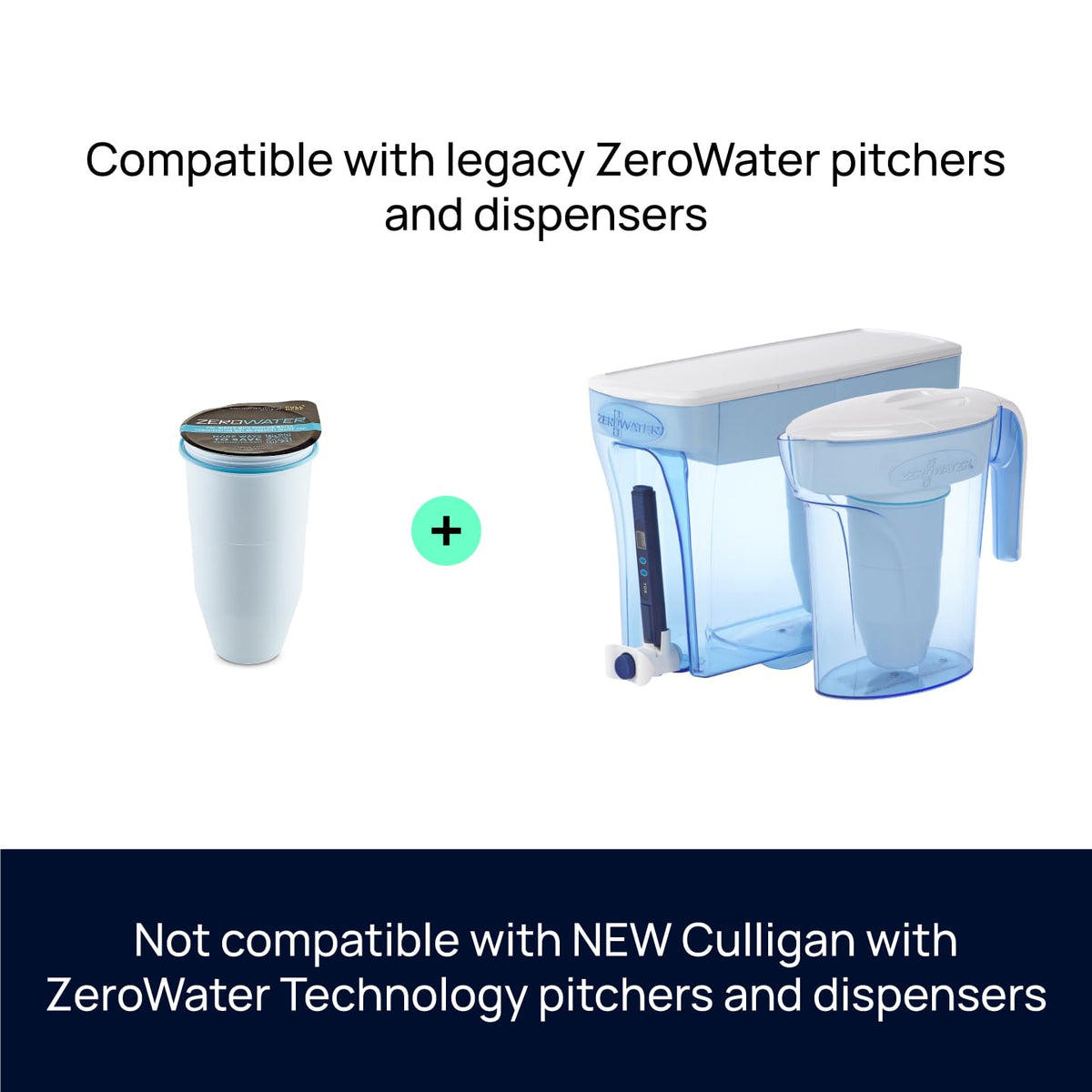 ZeroWater Official Replacement Filter - 5-Stage 0 TDS Filter Replacement - System IAPMO Certified to Reduce Lead, Chromium, and PFOA/PFOS 3 Month supply, 3-Pack 🍁 All In One Marketplace Canada