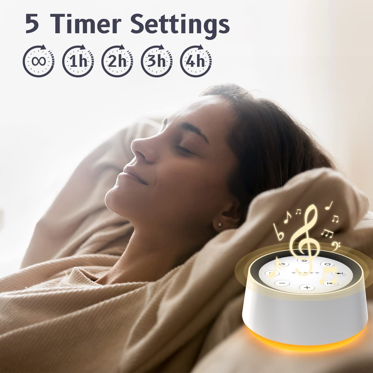 BrownNoise Sound Machine with 30 Soothing Sounds 12 Colors Night Light White Noise Machine for Adults Baby Kids Sleep Machines with Memory Function 36 Volume Levels 5 Timers for Home Office Travel 🍁 All In One Marketplace Canada