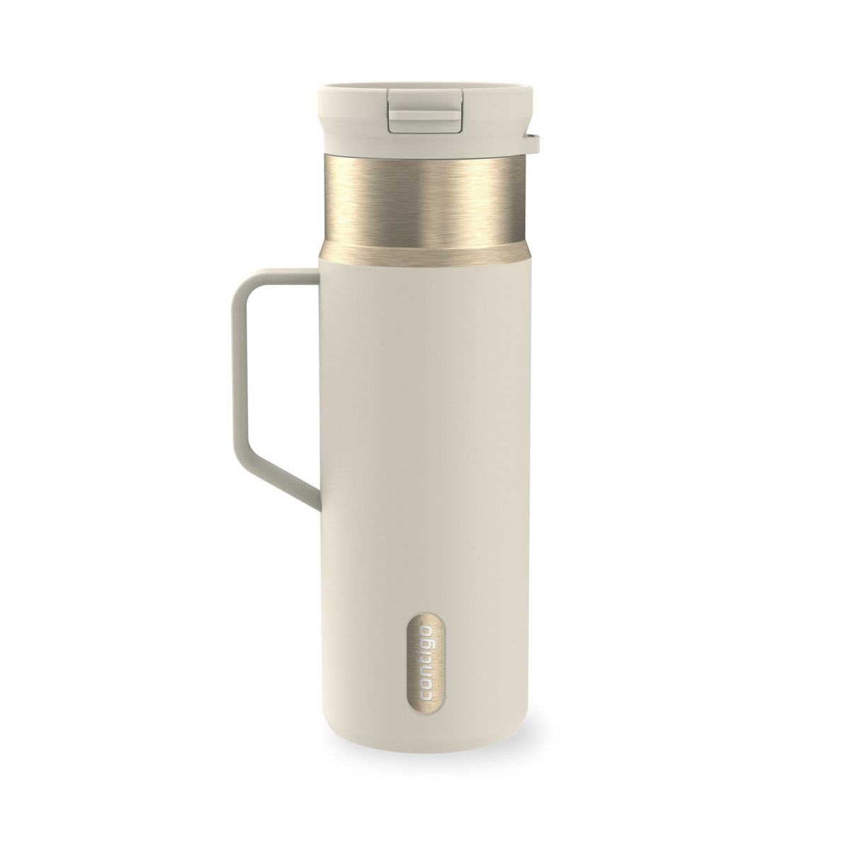 Contigo SnapSeal 20 oz Travel Mug w/Side Handle | Vacuum-Insulated Stainless Steel for Hot Coffee & Tea or Cold Drinks | Spill-Proof Lid w/Straw Compatibility | BPA & Lead-Free | Dishwasher Safe 🍁 All In One Marketplace Canada