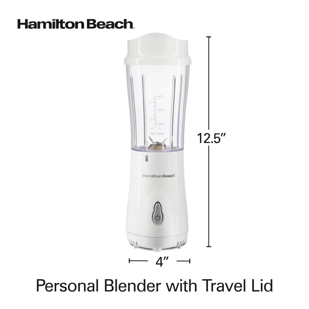 Hamilton Beach 51101V Personal Blender with Travel Lid, White 🍁 All In One Marketplace Canada