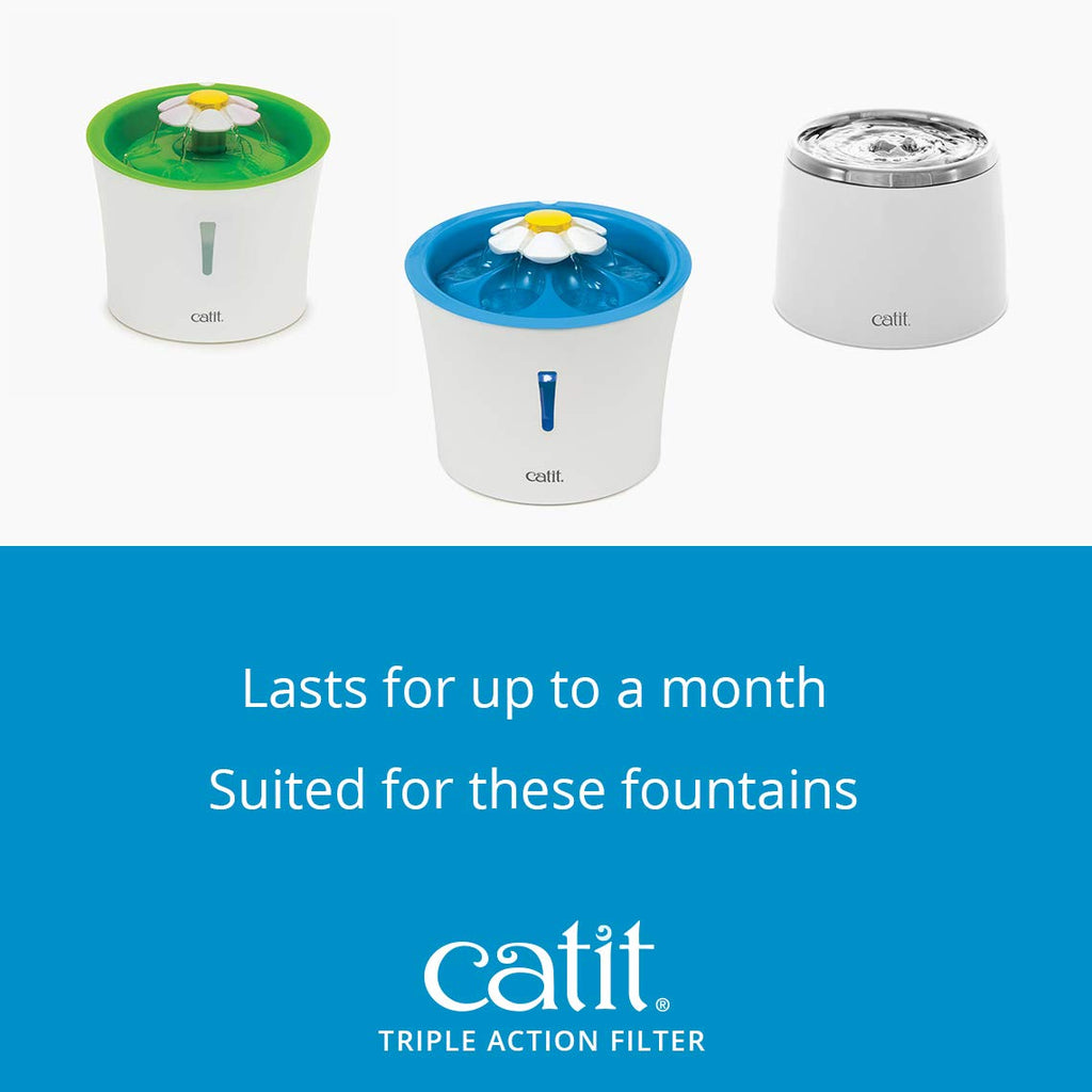 Catit Senses 2.0 Cat Water Fountain Filters, Cat Water Fountain, 5 Pack 🍁 All In One Marketplace Canada