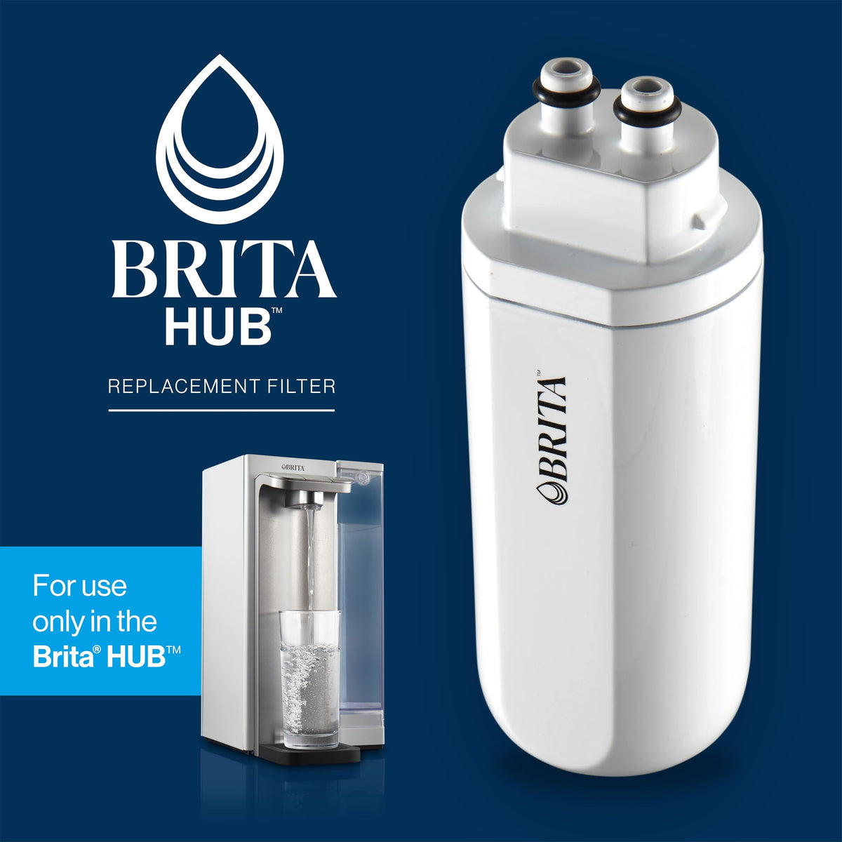 Brita HUB Filter Replacement, Water Filter for Instant Powerful Countertop Water Filtration System 🍁 All In One Marketplace Canada