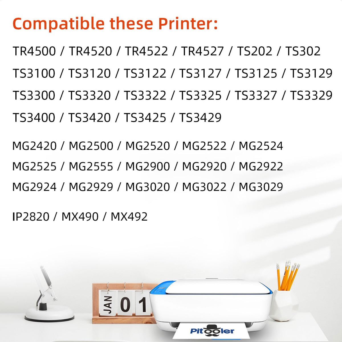 Pitooler for Canon Ink 245 246, Printer Ink for Canon PG-245XL 246XL Black Color, for Canon TS3420 Ink Cartridges, Fit for Pixma TS3400 MX492 TR4520 TS3120 TR4500 MG2920 MG2520 MG2525 Printer 🍁 All In One Marketplace Canada