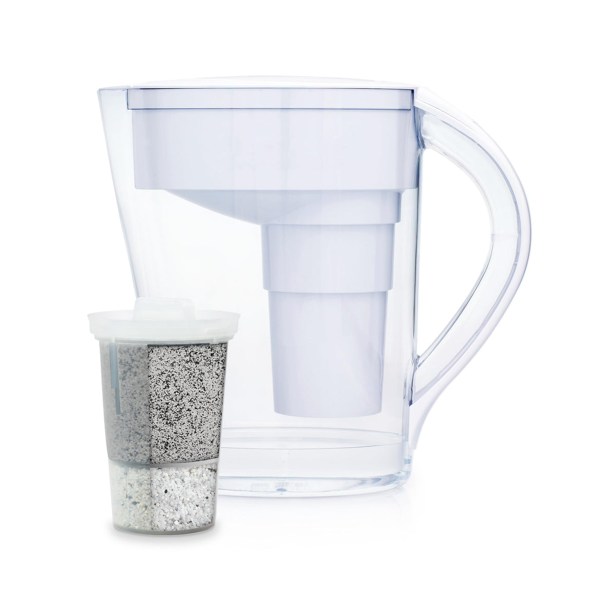 Santevia MINA Alkaline Water Filter Pitcher | Water Filtration System | Chlorine and Lead Filter | Water Purifier Pitcher | Home Water Filtration Pitcher | 9-Cup at Home Water Filter | Made in Canada 🍁 All In One Marketplace Canada