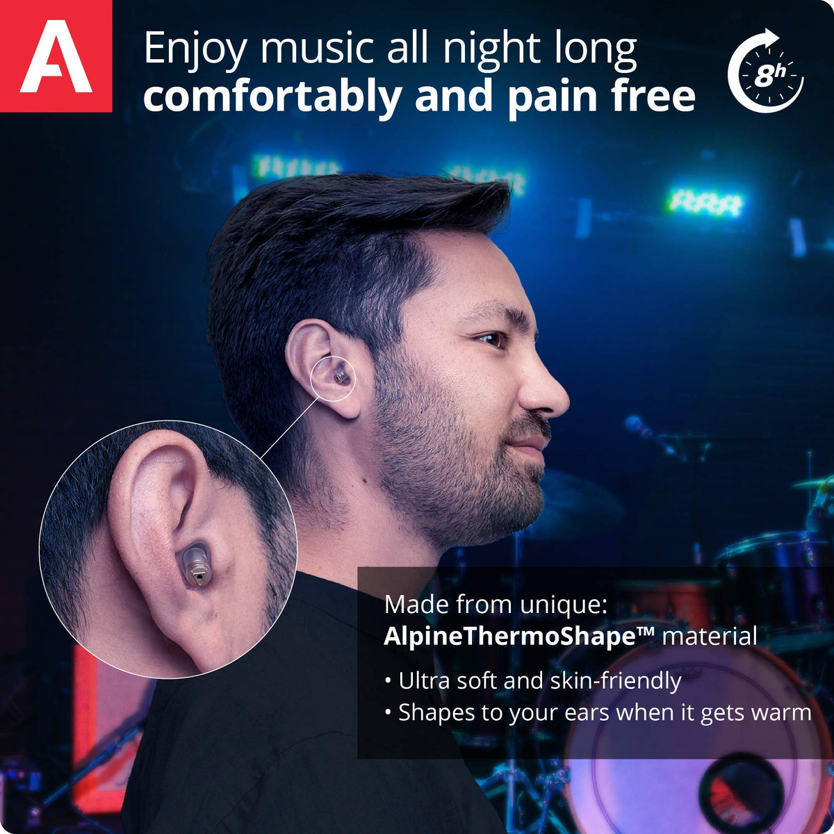 Alpine MusicSafe Pro High Fidelity Music Earplugs for Noise Reduction - 3 Interchangeable Premium Filter Sets - Professional Musician Hearing Protection - Hypoallergenic Reusable Soft Invisible Plugs 🍁 All In One Marketplace Canada