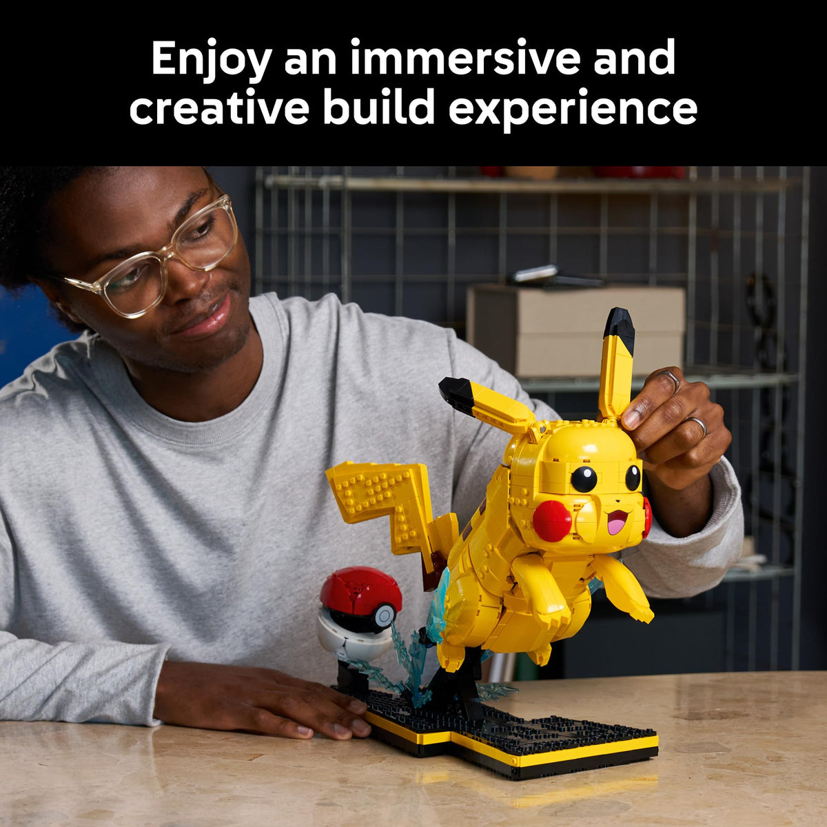 LEGO Pokémon Pikachu and Poké Ball - Collectible Building Sets for Adults, Ages 18+ - Pokémon Figure for Display - Desk, Shelf or Office Decor - Gift for Men & Women - 72152 🍁 All In One Marketplace Canada