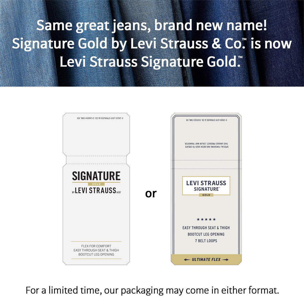 Levi Strauss Signature Gold Men's Straight Fit Jeans, Bigfoot, 34W x 30L 🍁 All In One Marketplace Canada