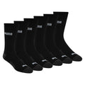 PUMA mens 6 Pack Crew Socks, Black/Grey Logo, 10-13 🍁 All In One Marketplace Canada