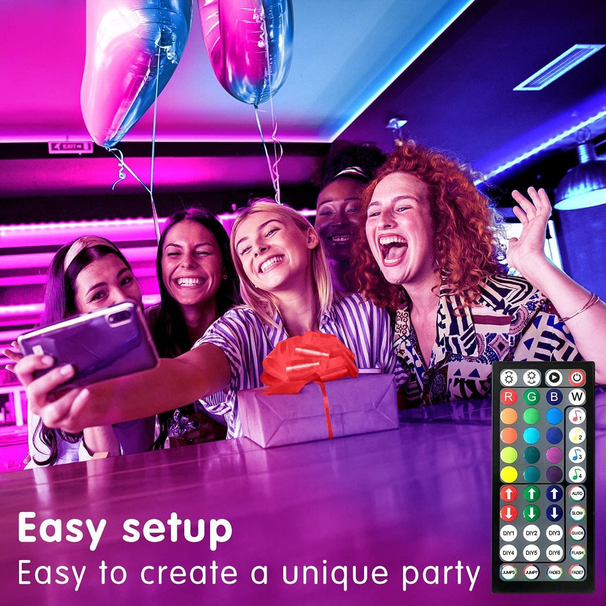 Tenmiro Led Lights for Bedroom 100ft(2 Rolls of 50ft) Smart Music Sync Color Changing LED Strip Lights with App and Remote Control RGB LED Strip, LED Lights for Room Home Party Decoration 🍁 All In One Marketplace Canada