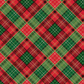 Poinsettias at Christmas - Riley Blake Designs - Multi Plaid - CF17633R-MULTI