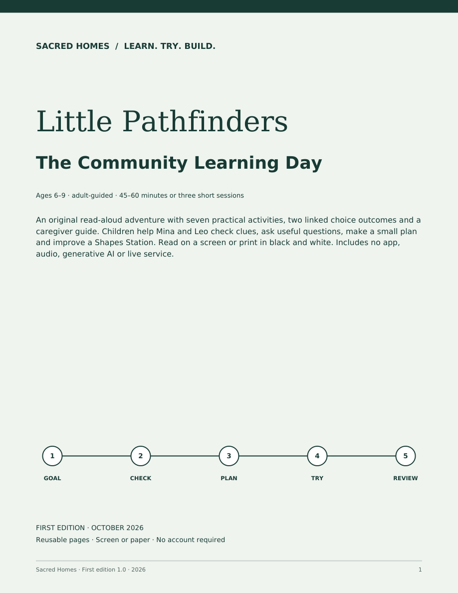 Little Pathfinders — The Community Learning Day workbook cover