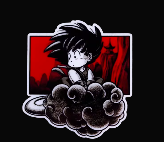 Dragon Ball Goku Vinyl Sticker (1 Piece)