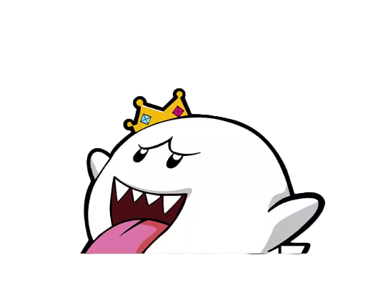 Kirby and Boo Vinyl Sticker (1 Piece)