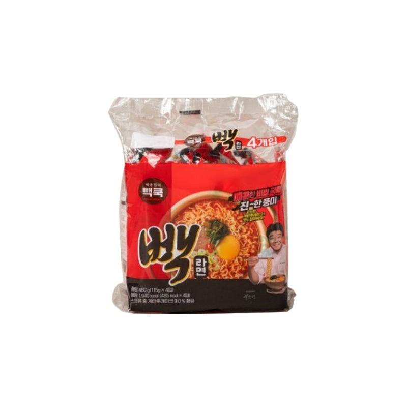 The Born Paik Cook Paik Ramyun Korean Style Spicy Noodle Soup [Best Before Date: 2027.01.16]