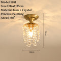 American Single-Head Crystal Chandelier