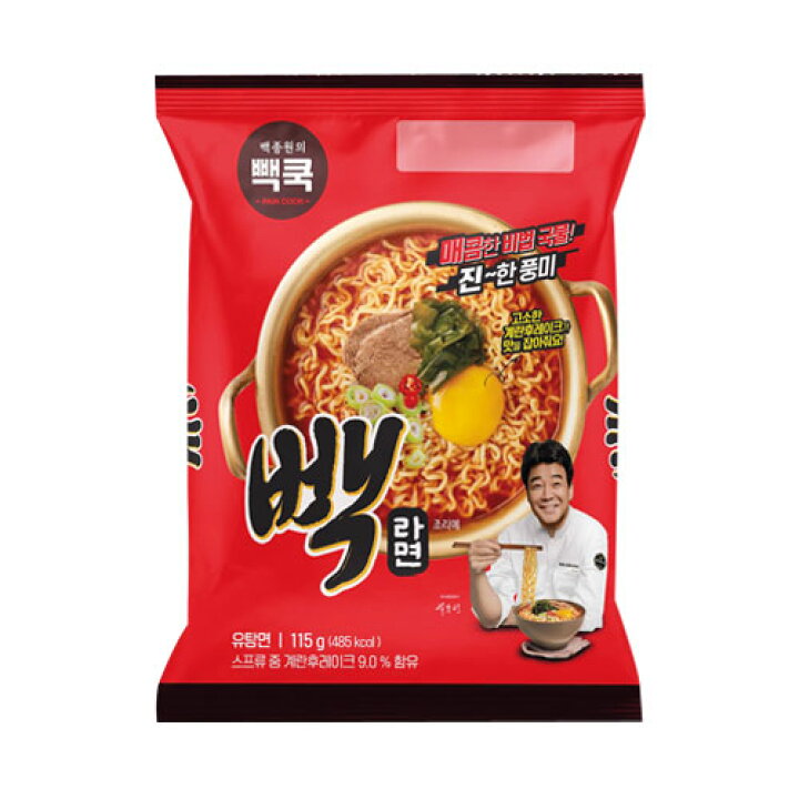 The Born Paik Cook Paik Ramyun Korean Style Spicy Noodle Soup [Best Before Date: 2027.01.16]