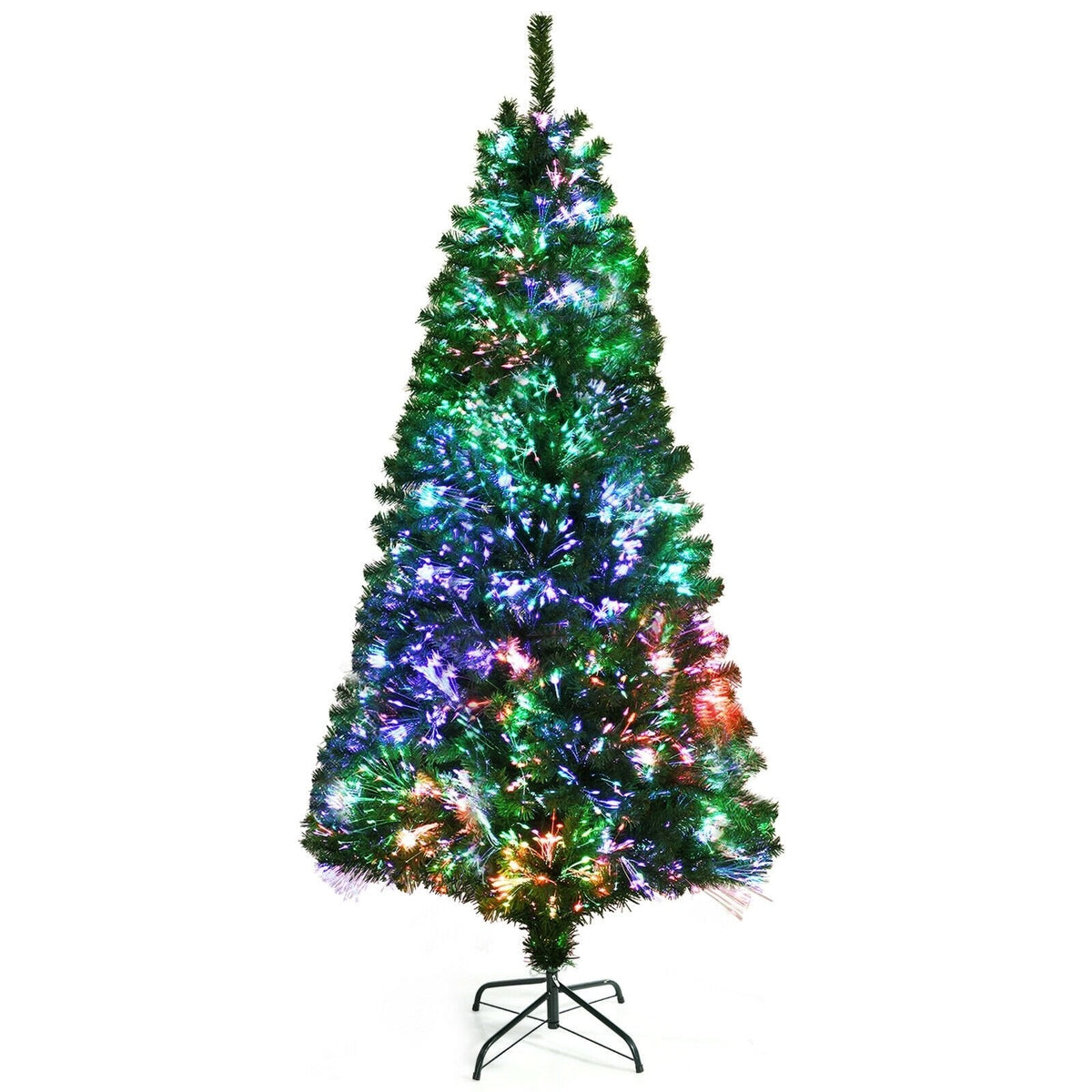 7 FT Fibre Optic Christmas Tree, 820 Branch Tips with Colour Changing Light